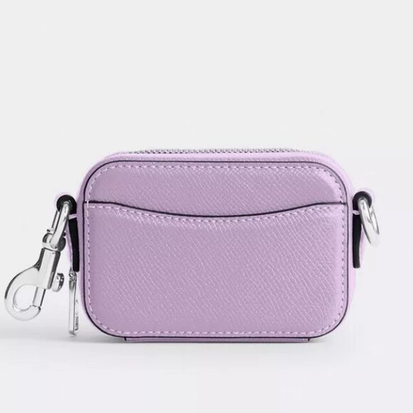 🌸 Coach Crossbody Pouch Soft Purple - Picture 4 of 12